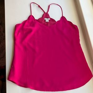 JCrew Factory scallop cami tank